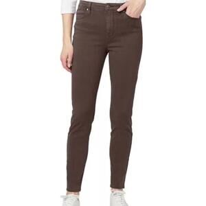 Buffalo David Bitton High Rise Skinny Leg Strech Pant, Dark Oat, Size 12/32 AI9